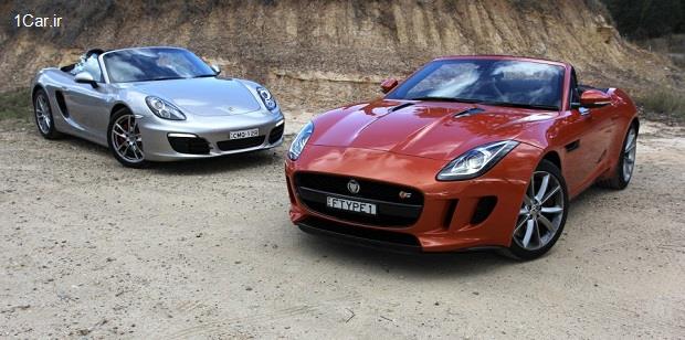 جگوار F-Type-پورشه باکستر مقایسه جگوار F-Type و پورشه باکستر